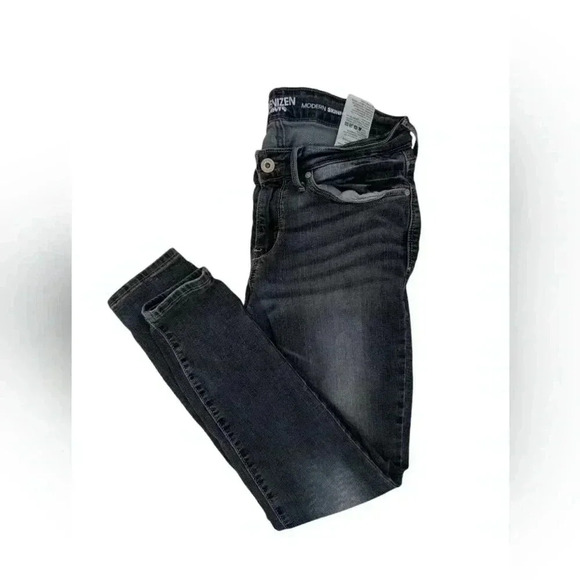 Denizen Women's Mid-Rise Skinny Jeans Blue Cotton SZ 4 S - Picture 3 of 5